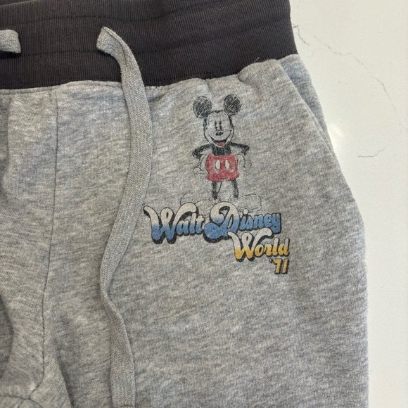 Disney Parks XS Sweat Pants - Grey Walt Disney World '71 Vintage Mickey … - Picture 1 of 8